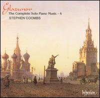 Glazunov: The Complete Solo Piano Music, Vol. 4 von Stephen Coombs