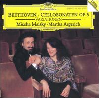 Beethoven: Cellosonaten, Op. 5; Variations von Martha Argerich
