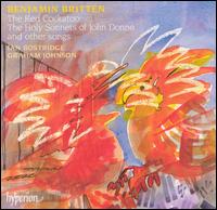 Benjamin Britten: The Red Cuckatoo, The Holy Sonnets of John Donne von Ian Bostridge