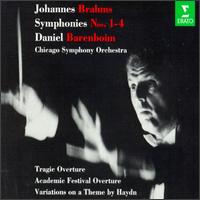 Brahms: Symphonies Nos. 1-4 von Daniel Barenboim