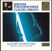 Mozart: Symphonies Nos.28, 29 & 35 "Haffner" von Claudio Abbado