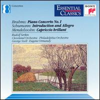 Brahms: Piano Concerto 1; Schumann: Introduction & Allegro von Rudolf Serkin