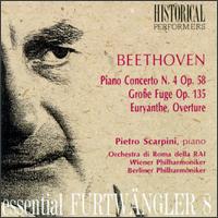 Beethoven/Weber: Piano Concerto No. 4/Große Fuge/Euryanthe,Overture von Bill Black