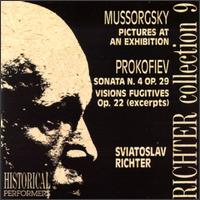 Mussorgsky: Pictures At An Exhibition; Sergey Prokoviev: Sonata No. 4 Op. 29; Visions Fugitives Op. 22 (Excerpts) von Sviatoslav Richter