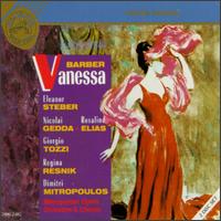 Samuel Barber: Vanessa von Dimitri Mitropoulos