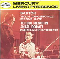 Bartók: Violin Concerto No. 2; Second Suite von Yehudi Menuhin