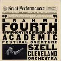 Johannes Brahms: Symphony No. 4/Academic Festival Overture von George Szell