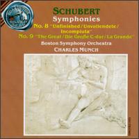 Schubert: Symphonies Nos. 8 "Unfinished" & 9 von Charles Münch