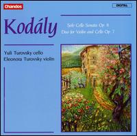 Kodály: Solo Cello Sonata, Op. 8; Duo for Violin and Cello, Op. 7 von Various Artists