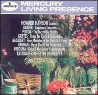 Howard Hanson Conducts Barber, Piston, Griffes, McCauley, Kennan, Bergsma von Howard Hanson