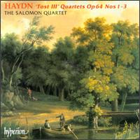 Haydn: 'Tost III' Quartets Op. 64 Nos. 4-6 von Salomon String Quartet