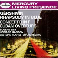 Gershwin: Rhapsody in Blue; Concerto in F; Cuban Overture von Various Artists