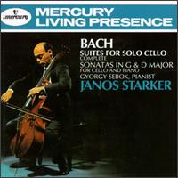 Bach: Six Suites; Sonatas in G major & D major von Janos Starker