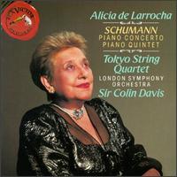 Schumann: Piano Concerto; Piano Quintet von Alicia de Larrocha