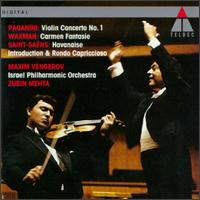 Niccolo Paganini: Violin concerto No. 1; Franz Waxman: Carmen Fantasie; Camille Saint-Saëns: Havanaise; Introduction von Maxim Vengerov