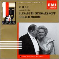 Wolf: Lieder-Recital von Elisabeth Schwarzkopf