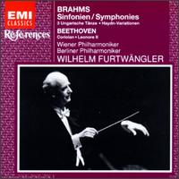 Brahms: Symphonies; 3 Ungarusche Tänze; Haydn-Variationen; Beethoven: Coriolan; Leonore 2 von Wilhelm Furtwängler