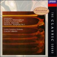 Paul Hindemith: Symphonic Metamorphoses; Leos Janacek: Sinfonietta; Sergey Prokofiev: Symphony No. 3 von Claudio Abbado