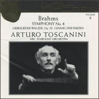 Brahms: Symphony No. 4; Liebeslieder-Walzer, Op. 52 von Arturo Toscanini