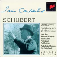 Franz Schubert: Quintet/Symphony No.5 von Pablo Casals