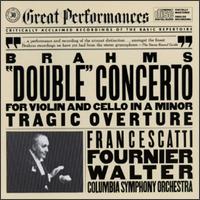 Brahms: Double Concerto; Tragic Overture von Bruno Walter