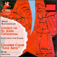Sergei Rachmaninov: Liturgy Of St. John Chrysostom, Op. 31/Concerto For Choir von Various Artists