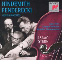 Hindemith, Penderecki: Violin Concertos von Isaac Stern