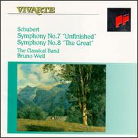 Franz Schubert: Symphonies No. 7 (8) & No. 8 (9) von Bruno Weil