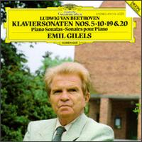 Beethoven: Klaviersonaten Nos. 5, 10, 19 & 20 von Emil Gilels