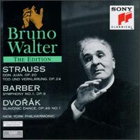 Bruno Walter Editon: Strauss/Barber/Dvorák von Bruno Walter