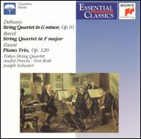 Debussy: String Quartet in G minor; String Quartet in F major; Piano Trio von Tokyo String Quartet