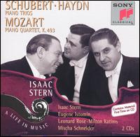 Schubert, Haydn: Piano Trios; Mozart: Piano Quartet, K. 493 von Isaac Stern