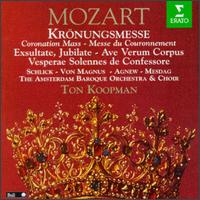 Mozart: Coronation Mass; Exsultate, Jubilate; Ave Verum Corpus; Vesperae Solennes de Confessore von Ton Koopman