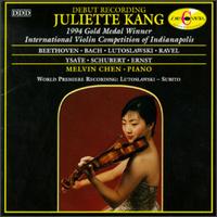 Juliette Kang, 1994 Gold Medal Winner of the International Violin Competition of Indianapolis von Juliette Kang