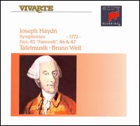 Haydn: Symphonies Nos. 45-47 von Bruno Weil