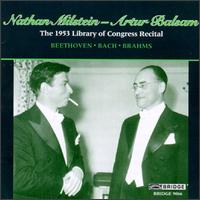 The 1953 Library of Congress Recital von Nathan Milstein