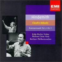 Paul Hindemith: Kammermusik, Nos. 1, 4 & 5 von Claudio Abbado
