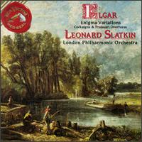 Edward Elgar: Enigma Variations/Cockaigne & Froissart Overtures von Leonard Slatkin