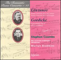Glazunov: Piano Concertos Nos. 1 & 2; Goedicke: Concertstück, Op. 11 von Stephen Coombs