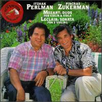 Mozart: Duos for Violin & Viola; Jean-Marie LeClair: Sonata for 2 Violins von Itzhak Perlman