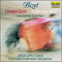 Georges Bizet: Carmen Suite/Symphony No. 1/L'arlésienne Suite No. 1 von Jesús López-Cobos