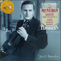 Bela Bartók: Violin Concerto No. 2; Edouard Lalo: Symphonie espagnole von Yehudi Menuhin