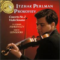 Sergei Prokofiev:Sonatas for Violin/Concerto No. 2 von Itzhak Perlman