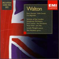 William Walton: Piano Quartet; Violin Sonata; Five Bagatelles von Various Artists