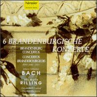 Bach: 6 Brandenburgische Konzerte, BWV 1046-1051 von Helmuth Rilling