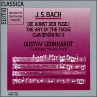 Bach: The Art of the Fugue; Clavier-Übung II von Gustav Leonhardt