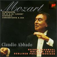 Mozart: Symphonies Nos. 23 & 36; Sinfonia Concertante von Claudio Abbado