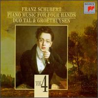 Schubert: Piano Music for Four Hands, Vol. 4 von Various Artists