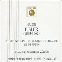 Hanns Eisler: Oeuvre Integrale de Musique de Chambre et de Piano von Christoph Keller
