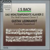 Bach: Das Wohltemperierte Klavier II von Gustav Leonhardt